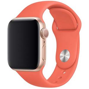 Sport Band voor Apple Watch Series 1-9 / SE - 38/40/41 mm - Clementine Orange
