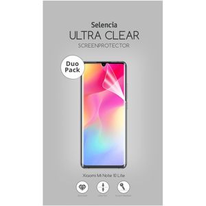 Selencia Duo Pack Ultra Clear Screenprotector voor de Xiaomi Mi Note 10 Lite
