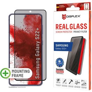 Displex Screenprotector Privacy Glass Full Cover voor de Samsung Galaxy S22 Plus