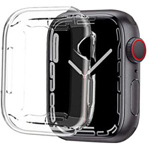 iMoshion Full Cover Softcase voor de Apple Watch Series 7 / 8 / 9 - 45 mm - Transparant