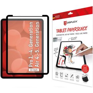 Displex Papersense Screenprotector voor de iPad Pro 11 (1 / 2 / 3 / 4 Gen ) / Air (4 / 5 Gen) - Transparant