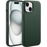 Accezz MagSafe Leather Backcover voor de iPhone 15 - Cedar Green