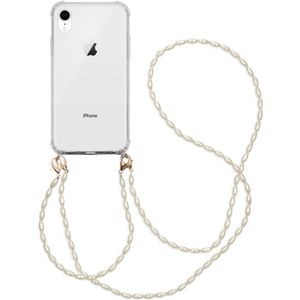 iMoshion Backcover met koord + armband - Parels voor de iPhone Xr - Transparant
