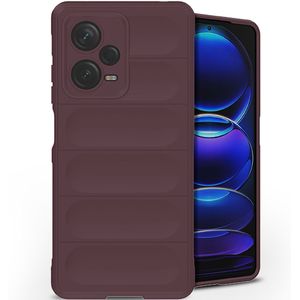 iMoshion EasyGrip Backcover voor de Xiaomi Redmi Note 12 Pro Plus - Aubergine