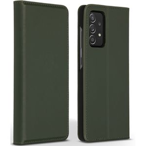 Accezz Premium Leather Slim Bookcase voor de Samsung Galaxy A52(s) (5G/4G) - Groen