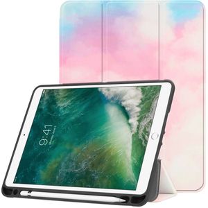 iMoshion Trifold Design Bookcase voor de iPad 6 (2018) 9.7 inch / iPad 5 (2017) 9.7 inch / Air 2 (2014) / Air 1 (2013) - Sky