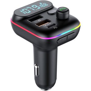 iMoshion FM Transmitter met USB-C poort & Quick Charge - Zwart