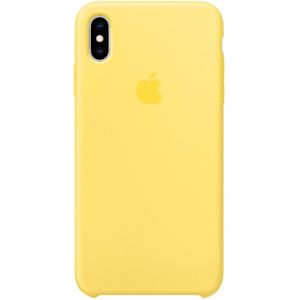 Apple Silicone Backcover voor de iPhone Xs Max - Canary Yellow