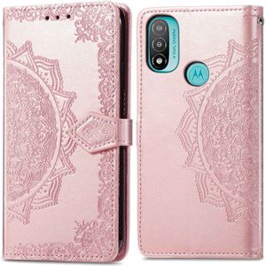 iMoshion Mandala Bookcase voor de Motorola Moto E20 - Rosé Goud