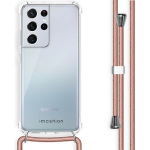 iMoshion Backcover met koord voor de Samsung Galaxy S21 Ultra - Rosé Goud