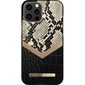 iDeal of Sweden Atelier Backcover voor de Apple iPhone 12 Pro Max - Midnight Python