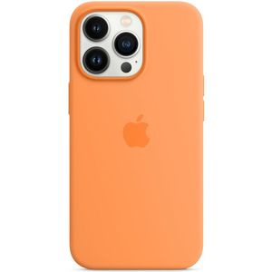 Apple Silicone Backcover MagSafe voor de iPhone 13 Pro Max - Marigold