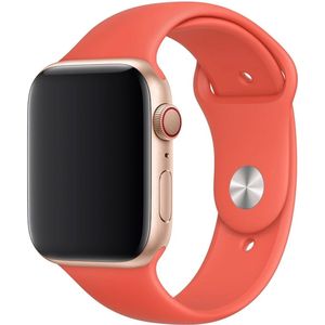 Sport Band voor de Apple Watch Series 1 t/m 10 / SE / Ultra (2) (44/45/46/49 mm) - Nectarine