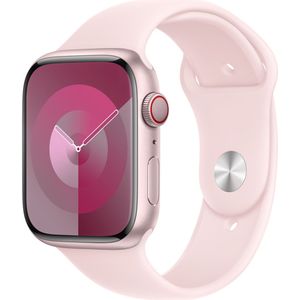 Sport Band voor de Apple Watch Series 1-9 / SE / Ultra (2) - 42/44/45/49 mm - Maat M/L - Light Pink