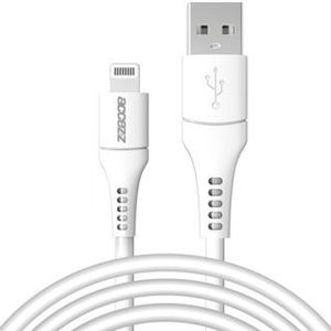 Accezz Lightning naar USB kabel voor de iPhone 13 Mini - MFi certificering - 2 meter - Wit