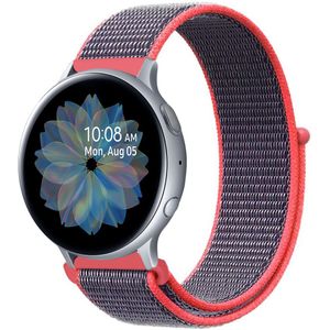 iMoshion Nylon bandje voor de Samsung Galaxy Watch 40/42mm / Active 2 42/44mm / Watch 3 41mm - Rood