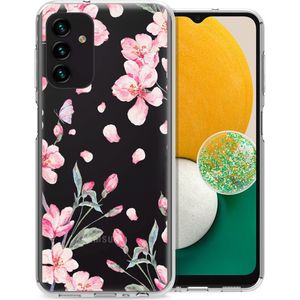 iMoshion Design hoesje voor de Samsung Galaxy A13 (5G) / A04s - Bloem - Roze