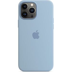 Apple Silicone Backcover MagSafe voor de iPhone 13 Pro Max - Blue Fog