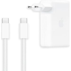 Apple Bundel voor Laptop | USB-C Power Adapter 140 watt + USB-C oplaadkabel 240 watt - 2 meter - Wit