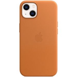 Apple Leather Backcover MagSafe voor de iPhone 13 - Golden Brown