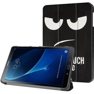 iMoshion Design Trifold Bookcase voor de Samsung Galaxy Tab A 10.1 (2016) - Don't touch