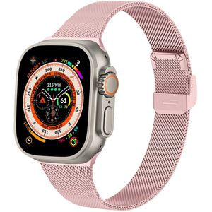 iMoshion Milanees vouwbandje voor de Apple Watch Series 1-9 / SE / Ultra (2) - 42/44/45/49 mm - Roze