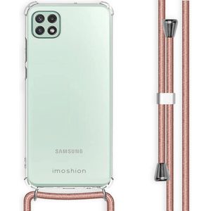 iMoshion Backcover met koord voor de Samsung Galaxy A22 (5G) - Rosé Goud