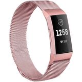 iMoshion Milanees Watch bandje voor de Fitbit Charge 3 / 4 - Rosé Goud