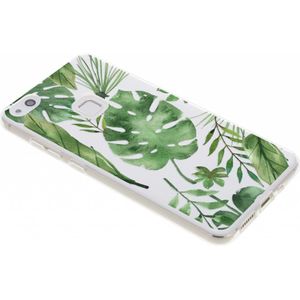 Design Backcover voor Huawei P10 Lite - Monstera Leafs