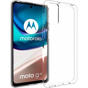 Accezz Clear Backcover voor de Motorola Moto G42 - Transparant