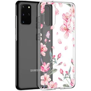 iMoshion Design hoesje voor de Samsung Galaxy S20 Plus - Bloem - Roze