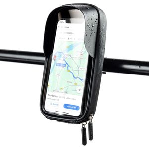 iMoshion Telefoonhouder fiets - Spatwaterdicht - Met Zonneklep - Zwart