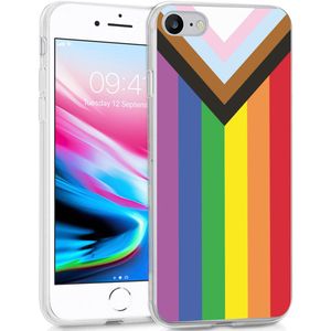 iMoshion Design hoesje voor de iPhone SE (2022 / 2020) / 8 / 7 - Rainbow flag