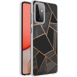 imoshion Design hoesje voor de Samsung Galaxy A72 - Grafisch Koper / Zwart