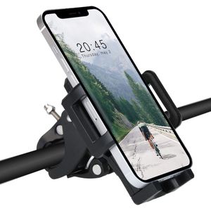 Accezz Telefoonhouder fiets voor de iPhone 15 Pro - Verstelbaar - Universeel - Zwart