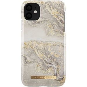 iDeal of Sweden Fashion Backcover voor de iPhone 11 - Sparkle Greige Marble