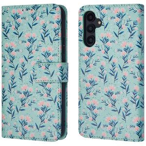imoshion Design Bookcase voor de Samsung Galaxy A54 (5G) - Blue Flowers