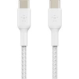 Belkin Boost↑Charge™ Braided USB-C naar USB-C kabel - 1 meter - Wit