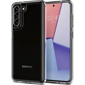 Spigen Ultra Hybrid Backcover voor de Samsung Galaxy S21 FE - Transparant