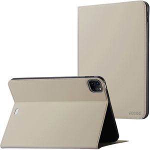 Accezz Classic Tablet Case voor de Apple iPad Pro 11 (2018 - 2022) / Air 5 (2022) / Air 4 (2020) - Greige
