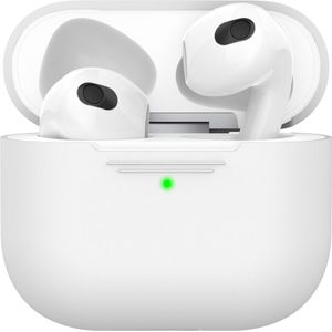 KeyBudz Elevate Protective Silicone Case voor de Apple AirPods 3 (2021) - White