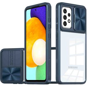 iMoshion Camslider Backcover voor de Samsung Galaxy A52(s) (5G/4G) - Donkerblauw