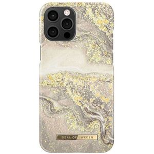 iDeal of Sweden Fashion Backcover voor iPhone 12 Pro Max - Sparkle Greige Marble