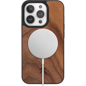 Woodcessories Bumper Case MagSafe voor de iPhone 14 Pro Max - Walnut