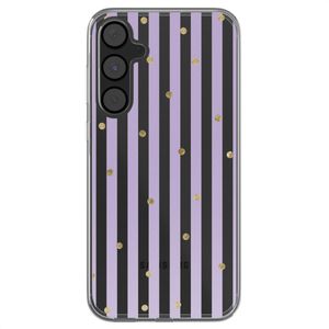 imoshion Design hoesje voor de Samsung Galaxy A55 - Sparkle Lines Lavender