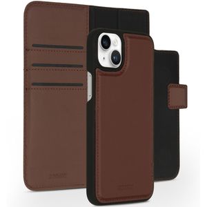 Accezz Premium Leather 2 in 1 Wallet Bookcase voor de iPhone 14 Plus - Bruin