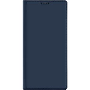 Dux Ducis Slim Softcase Bookcase voor de Samsung Galaxy S24 Ultra - Donkerblauw