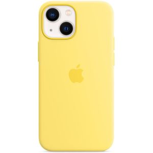 Apple Silicone Backcover MagSafe voor de iPhone 13 Mini - Lemon Zest