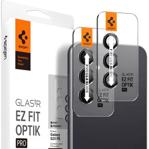 Spigen Glas.tR EZ Fit Camera Screenprotector voor de Samsung Galaxy S23 FE - Zwart