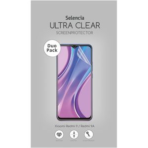 Selencia Duo Pack Ultra Clear Screenprotector voor de Xiaomi Redmi 9 / Redmi 9A
